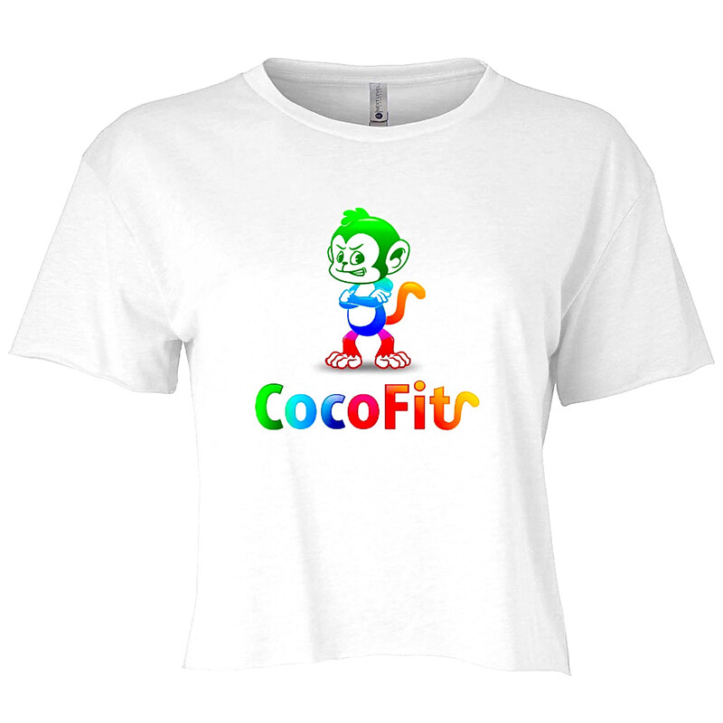 CocoFit Crop Top in White