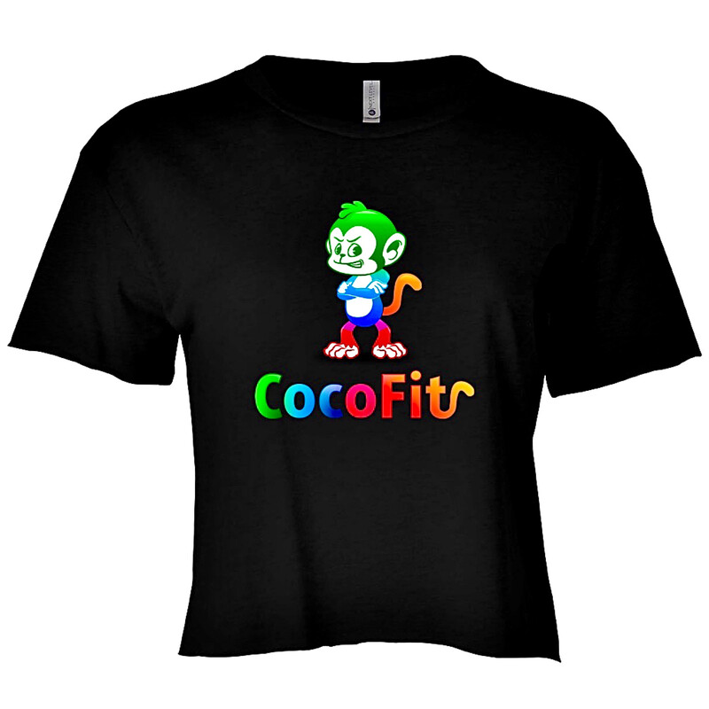 CocoFit Crop Top in Black