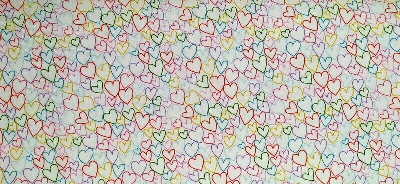 COLOR HEARTS WITHE