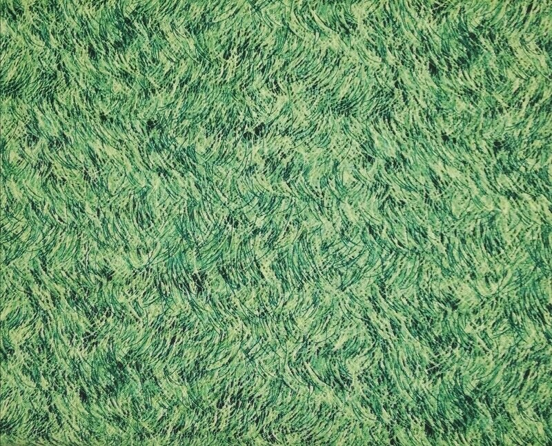 Tela pradera verde