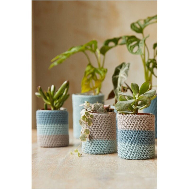 KIT DE CROCHET - CUIDO MIS PLANTAS - DMC