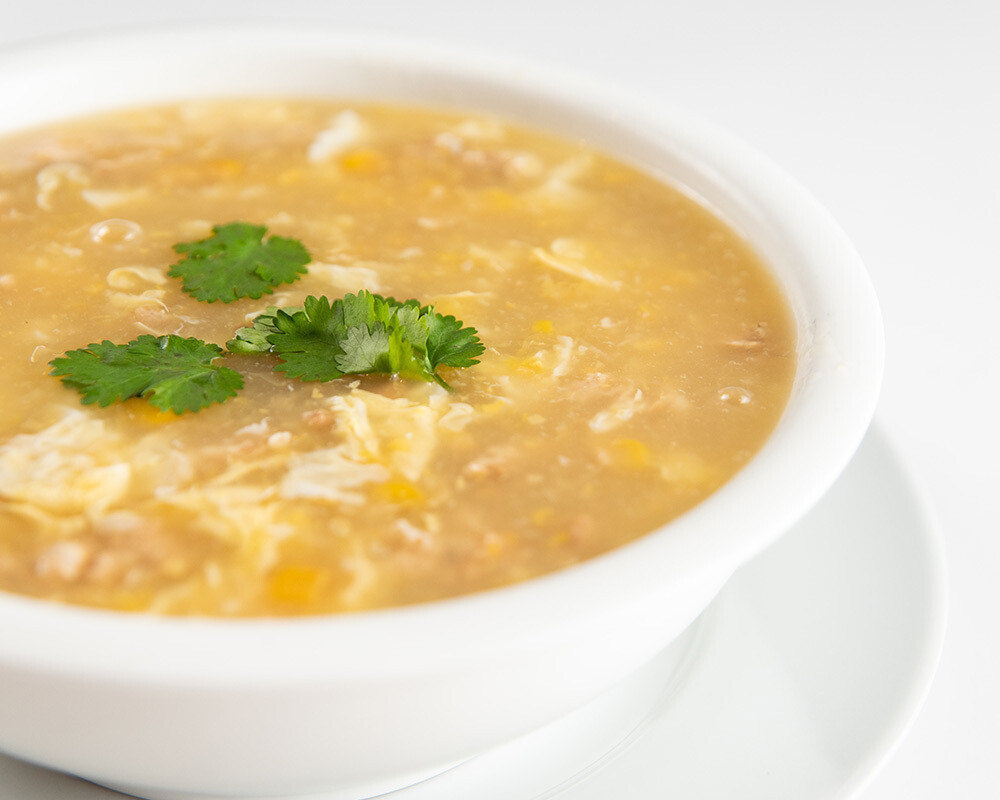 Sopa de Maíz con Pollo