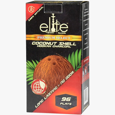 Elite Coconut Shell Coal Flats 96pc