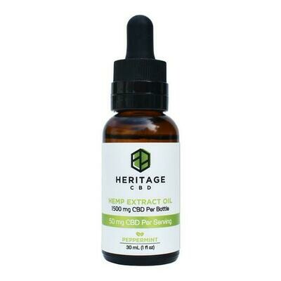 Heritage Peppermint Tincture 1500mg