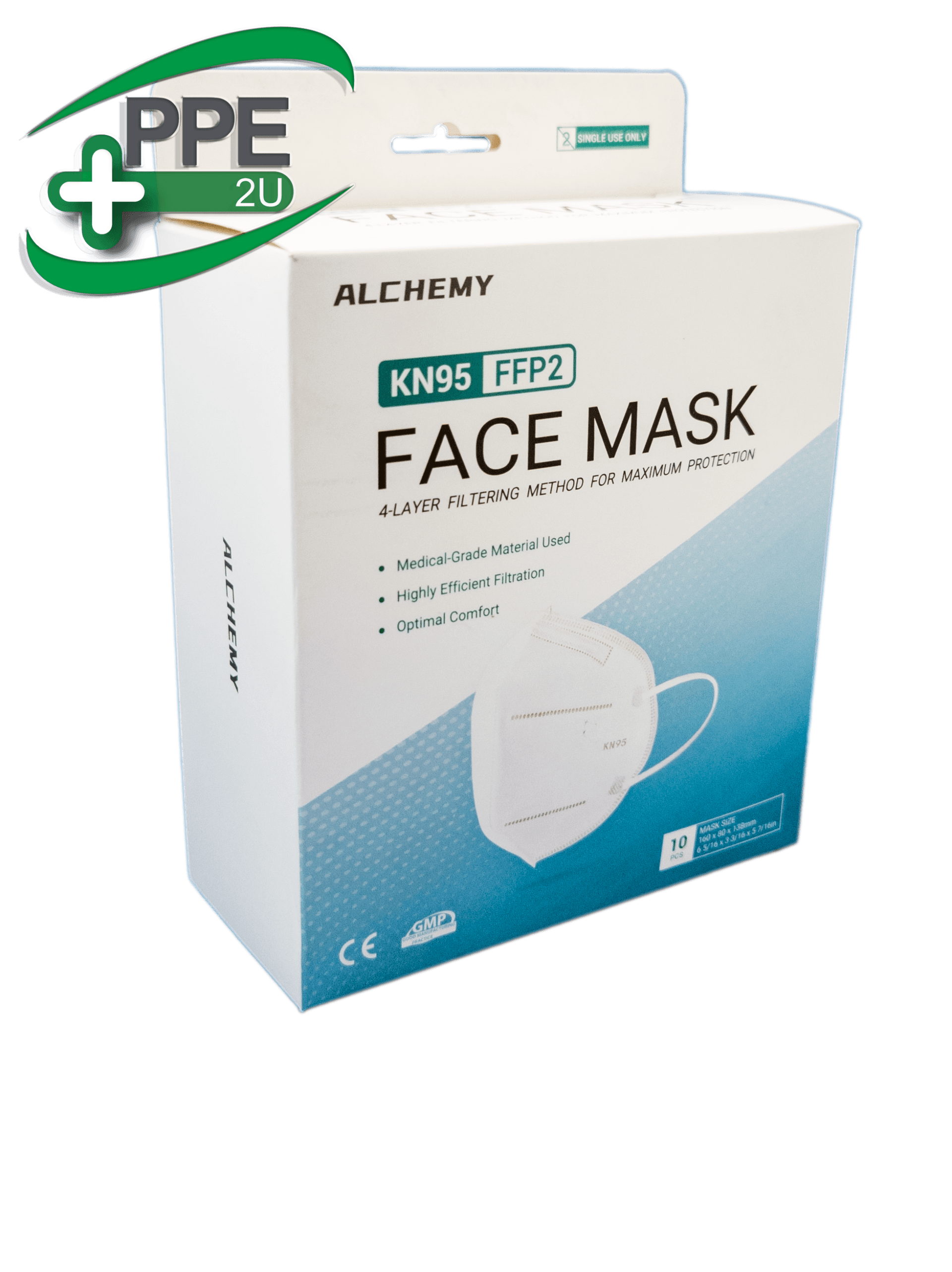 Alchemy KN95 / FFP2 Face Masks