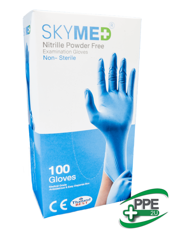 Nitrile Gloves 100 Pack Size Large