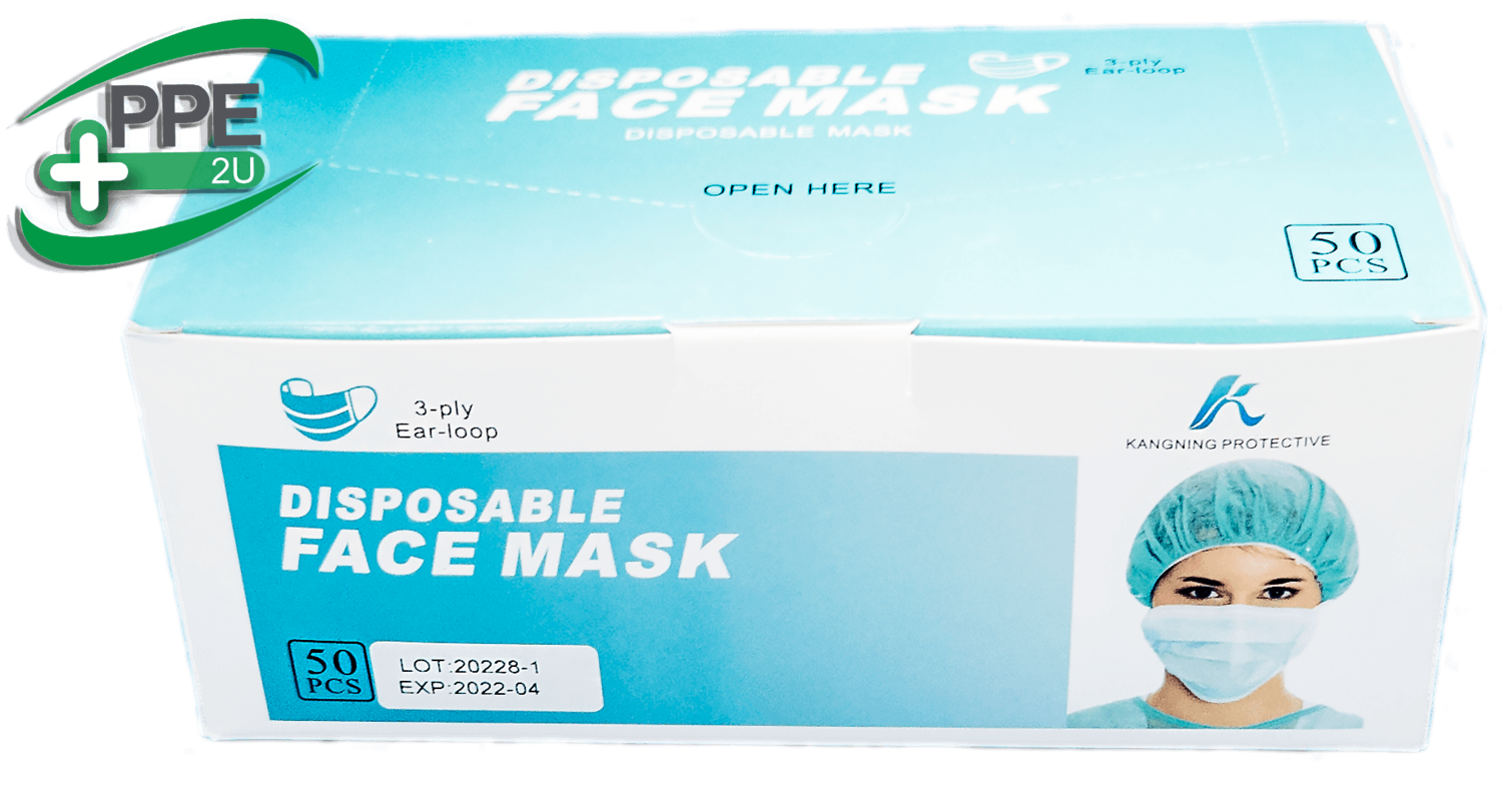 3PLY Masks  - Box of 50