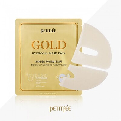 [PETITFEE] Gold Hydrogel Mask Pack - hydrogeeli kasvonaamio