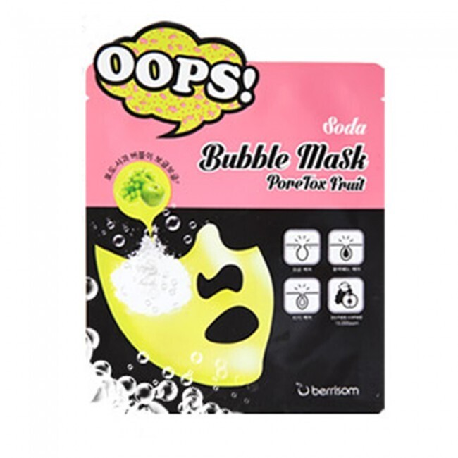 [BERRISOM] Oops Soda Bubble Mask  Pore Tox Fruit - kasvonaamio