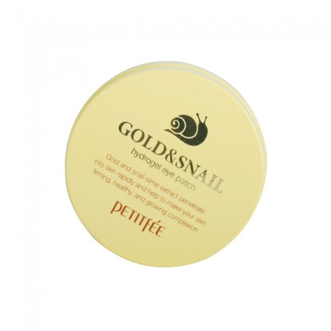 [PETITFEE] Gold & Snail Eye Patch - 1pack (60pcs) - silmälaput