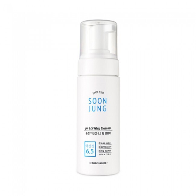 ETUDE HOUSE Soon Jung PH 6.5 Whip Cleanser - 150ml - puhdistusvaahto