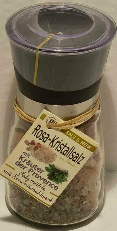 Gewürzsalzmühle mit Kräuter der Provence Gewürzsalzmühle mit Kräuter der Provence