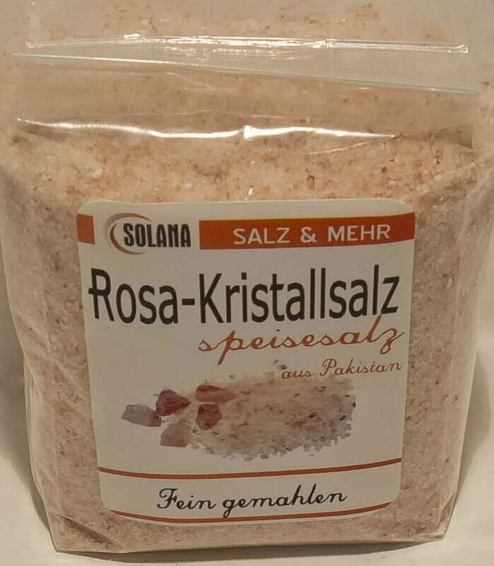 HimalayaSalz (aus SaltRange Pakistan/ Punjab) gemahlen in der Tüte 600g HimalayaSalz (aus SaltRange Pakistan/ Punjab) gemahlen in der Tüte 600g