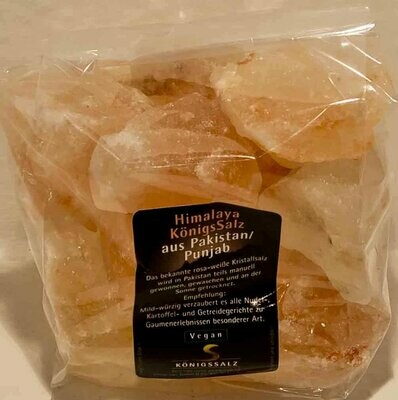 HimalayaSalz (aus SaltRange Pakistan/ Punjab) Kristalle in der Tüte 500g - zum Ansetzen einer Soole