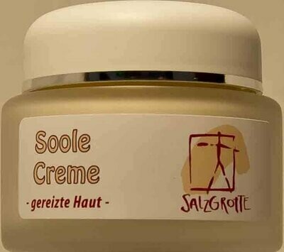 Soole-Creme für gereizte Haut