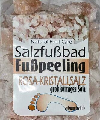 Salzfußbad - Fußpeeling