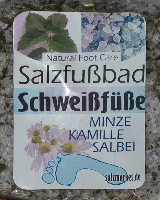 Salzfußbad - Schweißfüße