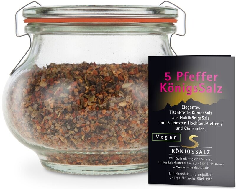5Pfeffer Salz im Glas 180g 5Pfeffer Salz im Glas 180g