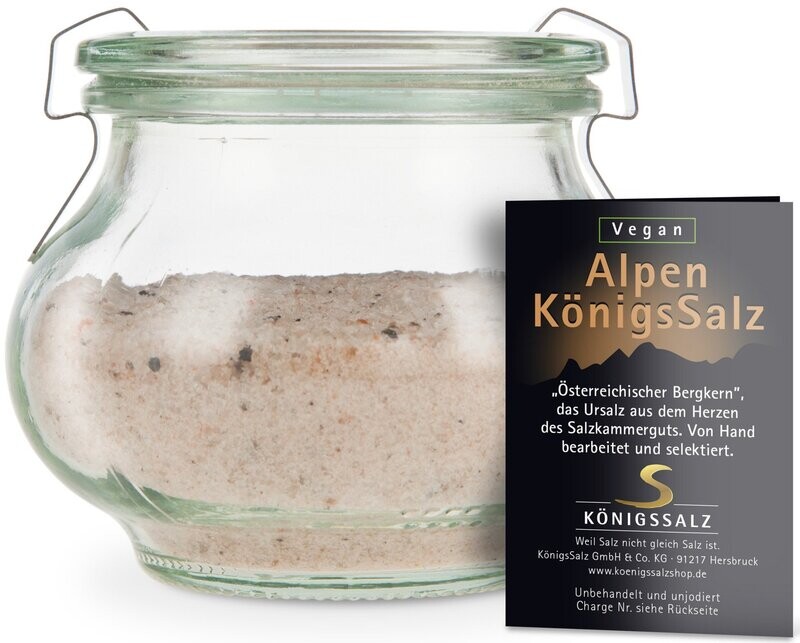AlpenSalz gemahlen im Glas 180g