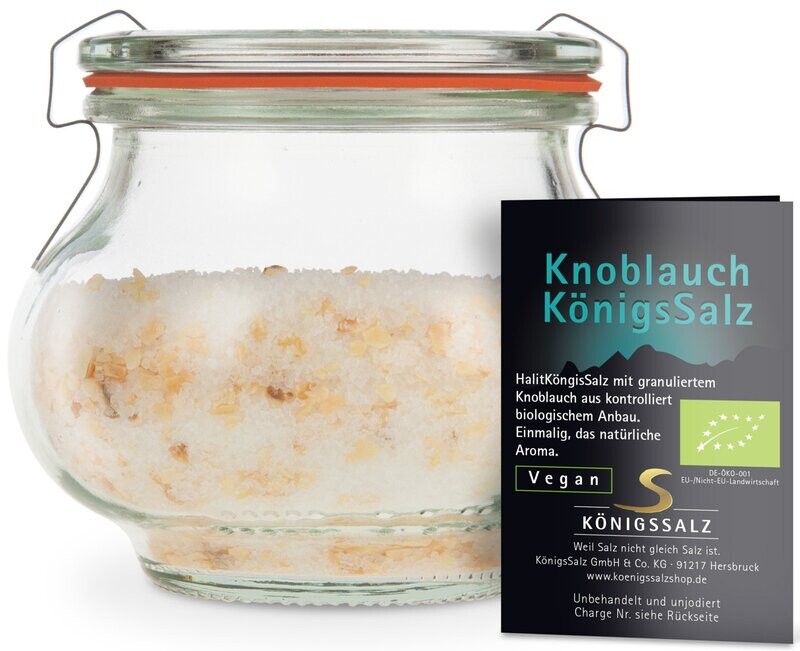 KnoblauchSalz im Glas 180g