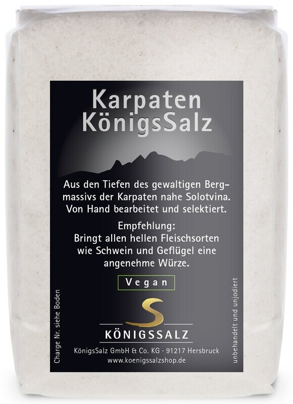 KarpatenSalz gemahlen in der Tüte 250g KarpatenSalz gemahlen in der Tüte 250g
