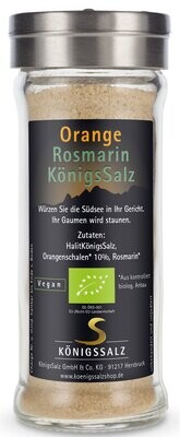 OrangeRosmarinSalz im Salzstreuer 80g