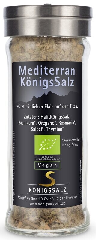 MediterranSalz im Salzstreuer 80g MediterranSalz im Salzstreuer 80g