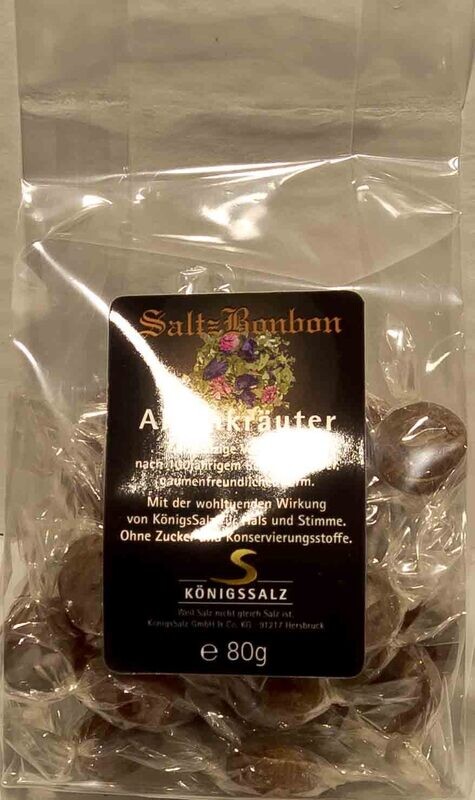 Salzbonbons Alpenkräuter