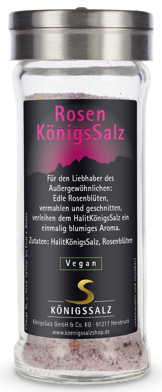 RosenSalz im Salzstreuer 80g