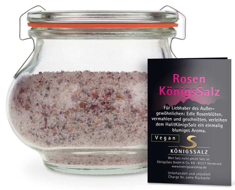 RosenSalz im Glas 180g