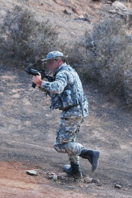 Uniforme ACU (Army Combat Uniform) digital + Chaleco + Mochila
