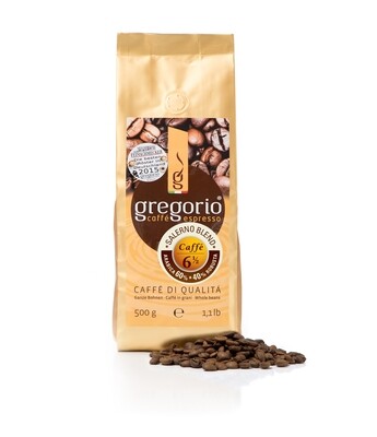 Caffé Espresso gregorio 6 ½  Bohnen 500g  °°°°Salerno °°°