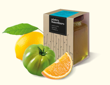 Marmelade von grünen Tomaten und Zitrusfrüchten 220 g