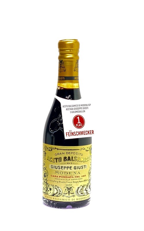 Balsamico 3 Goldmedaillen – Giusti „Il Denso“ Der Dickflüssige, 12 Jahre