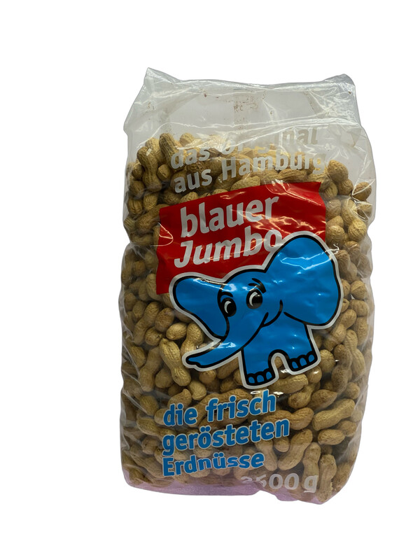 Erdnüsse blauer Jumbo frisch geröstet  2,5 kg