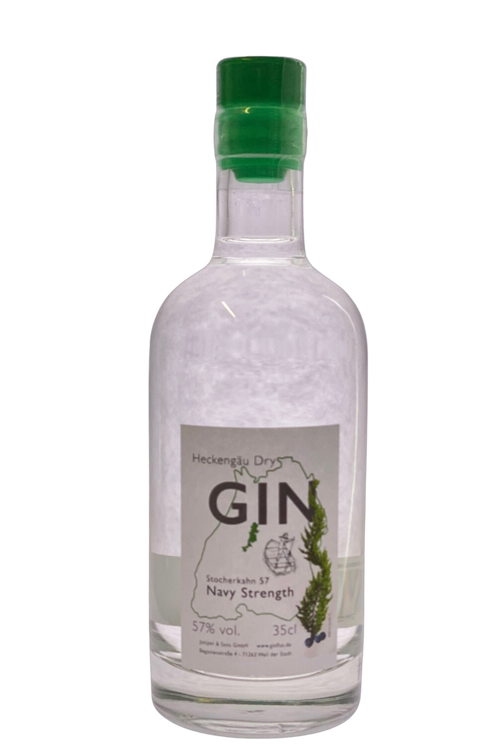 Heckengäu Dry Gin Navy Strength 57 – Navy  Gin 57% vol.
