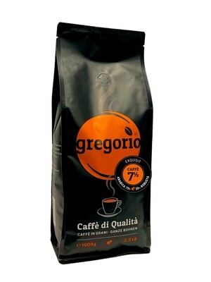 Kaffee Espresso gregorio 7 ½ -Bohnen 1 Kg °°°°Exquisit°°°°°