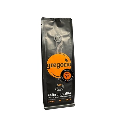 Caffé Espresso gregorio 7 ½ -Bohnen 250g °°°°Exquisit°°°°°