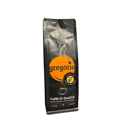 Kaffee Espresso gregorio 6 ½  Bohnen 250g  °°°°Salerno °°°