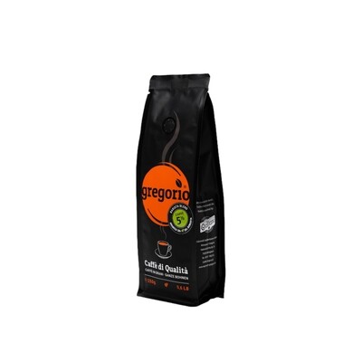 Kaffee Espresso gregorio 5 ½ Bohnen, Brista Blemd 250g