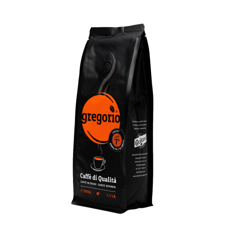 Kaffee Espresso gregorio 7 ½ -Exquisit Blend  500g Bohne