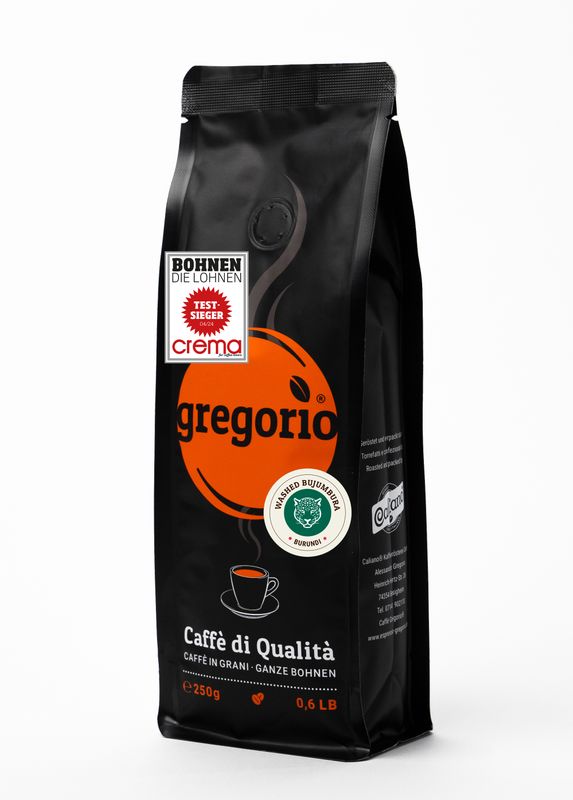 Caffé gregorio  Burundi Bujumbura Wasched Omni-Röstung Specialty Coffee Espresso