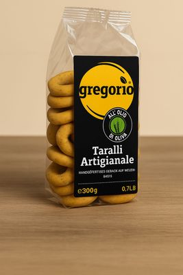 Taralli gregorio all’Olio d’Oliva 300g