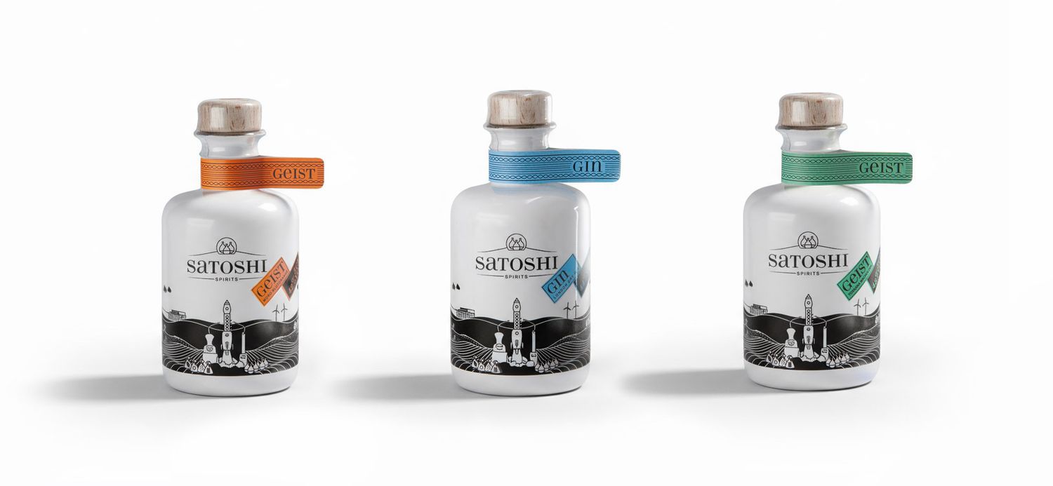 Satoshi Gin , Bo , Wa,Miniatur  50ml
