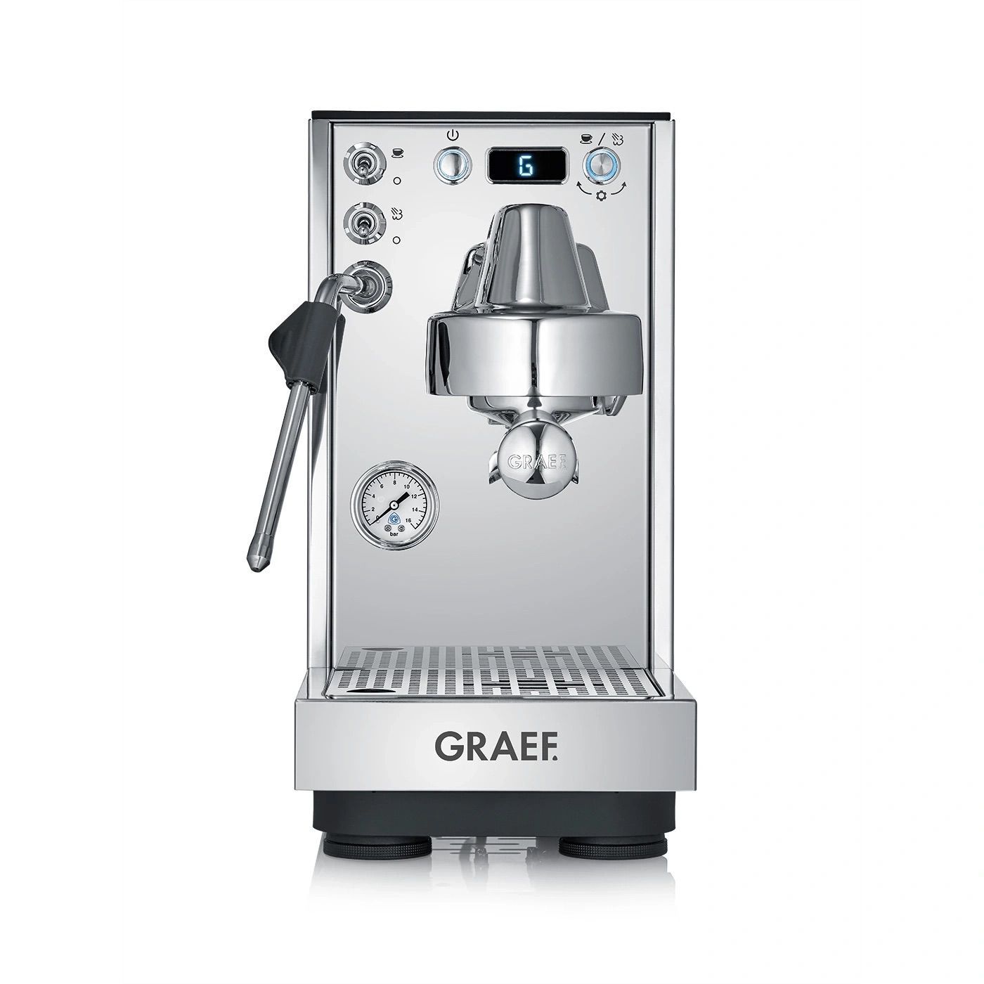 GRAEF DICIANOVE Espressomaschine + CM1116 Kaffeemühle + gregorio Kaffee + 6 Espressotassen