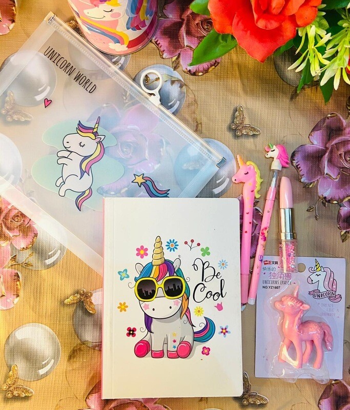Unicorn Cute Stationary Combo
