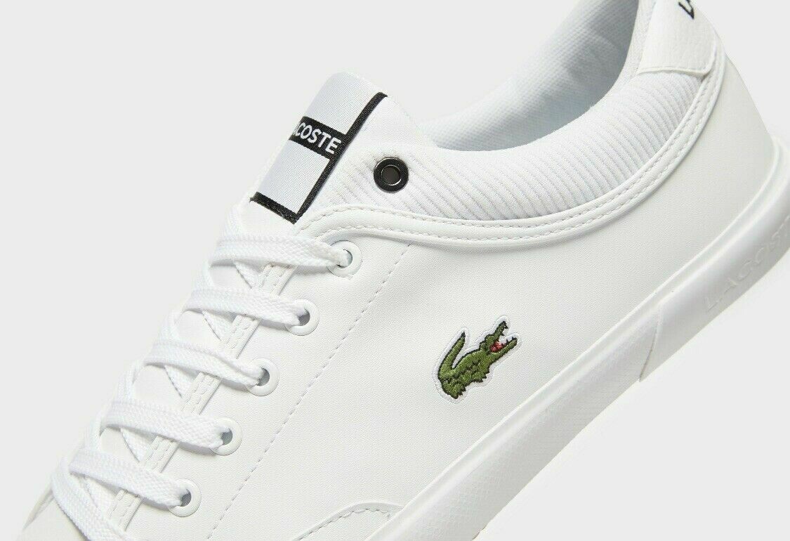 Lacoste Angha White Leather Black