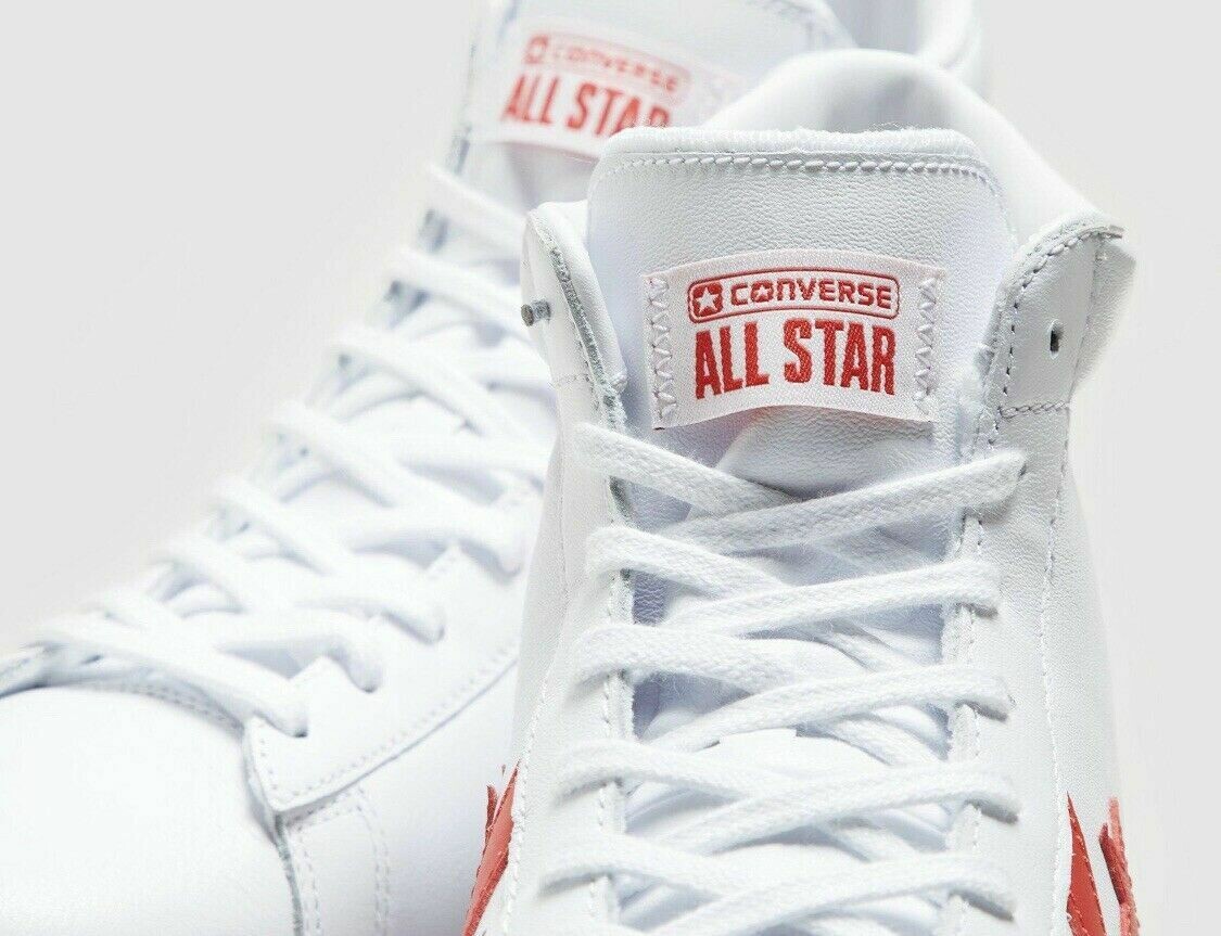 Converse Pro Leather Mid - White - Red