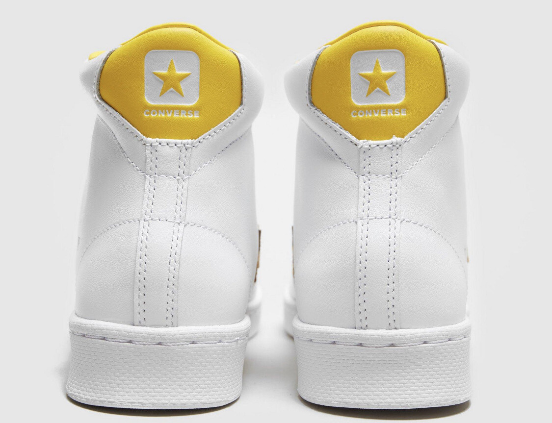 Converse Pro Leather Mid White & Yellow