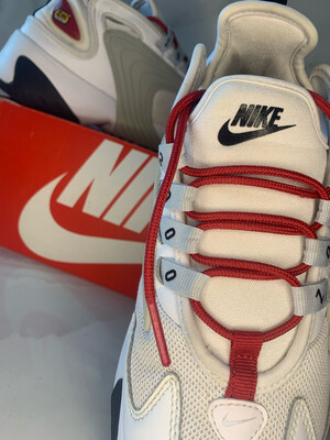 Nike Zoom 2k White Grey W/ Red